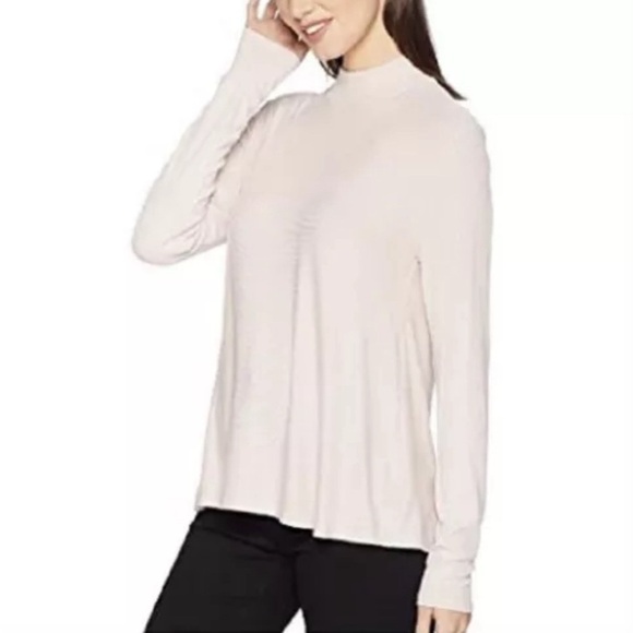 NWT Michael Stars long sleeve top in blush size OS. Tie closer on back. - Picture 2 of 7
